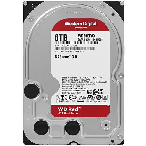 6 ТБ Жесткий диск WD Red IntelliPower [WD60EFAX]