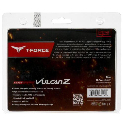 Оперативная память Team Group T-Force Vulcan Z [TLZGD416G3200HC16FDC01] 16 ГБ