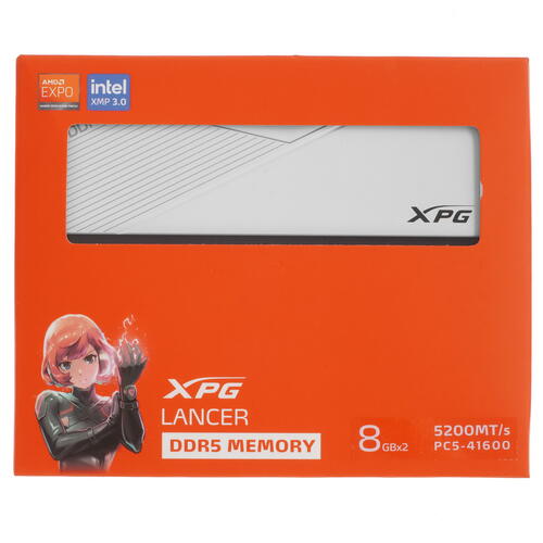 Оперативная память ADATA XPG Lancer [AX5U5200C388G-DCLAWH] 16 ГБ