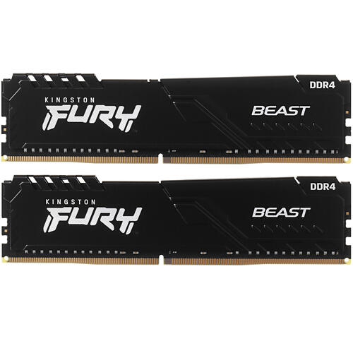 Оперативная память Kingston FURY Beast Black [KF432C16BBK2/64] 64 ГБ