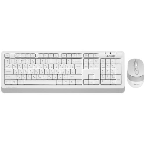 Клавиатура+мышь проводная A4Tech Fstyler F1010 белый
