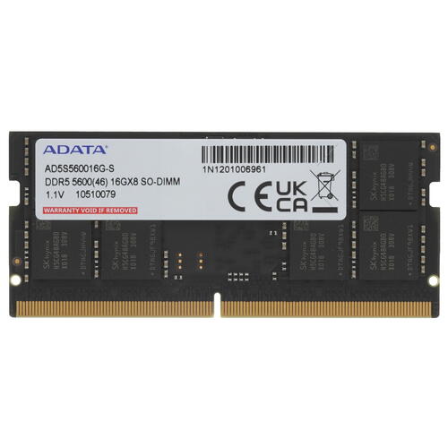 Оперативная память SODIMM ADATA [AD5S560016G-S] 16 ГБ