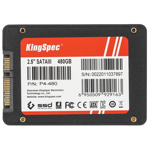 480 ГБ 2.5" SATA накопитель KingSpec P4-480