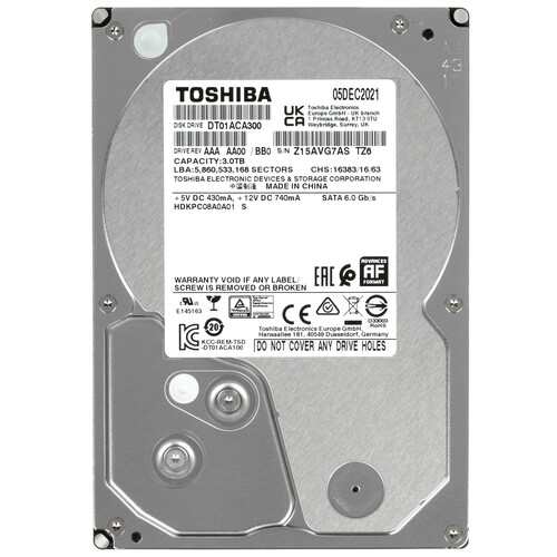 3 ТБ Жесткий диск Toshiba DT01 [DT01ACA300]