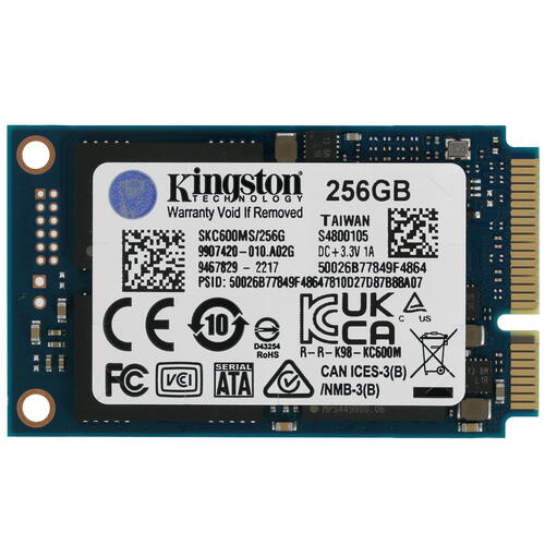 256 ГБ MSATA накопитель Kingston KC600 [SKC600MS/256G]