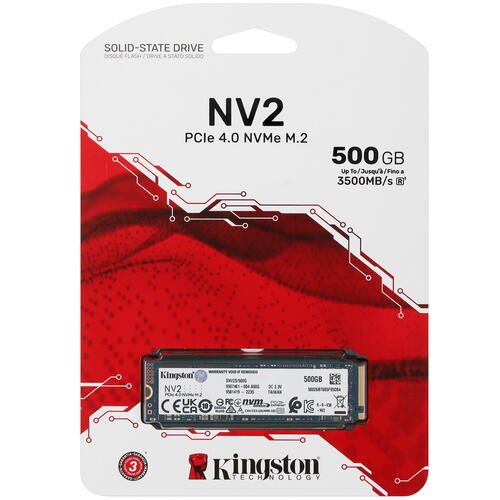 500 ГБ SSD M.2 накопитель Kingston NV2 [SNV2S/500G]