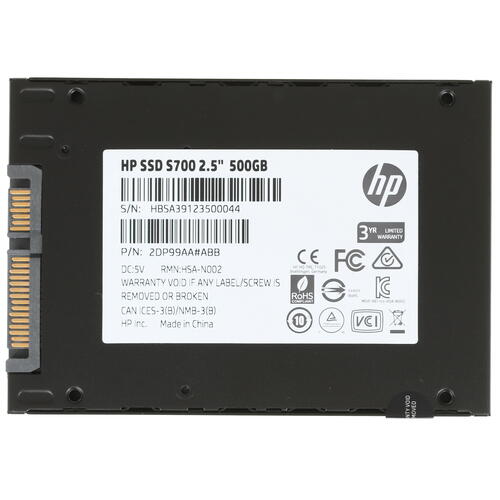 500 ГБ 2.5" SATA накопитель HP S700 [2DP99AA#ABB]