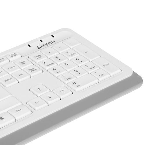 Клавиатура+мышь проводная A4Tech Fstyler F1010 белый