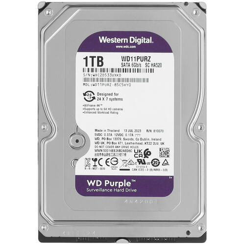 1 ТБ Жесткий диск WD Purple [WD11PURZ]