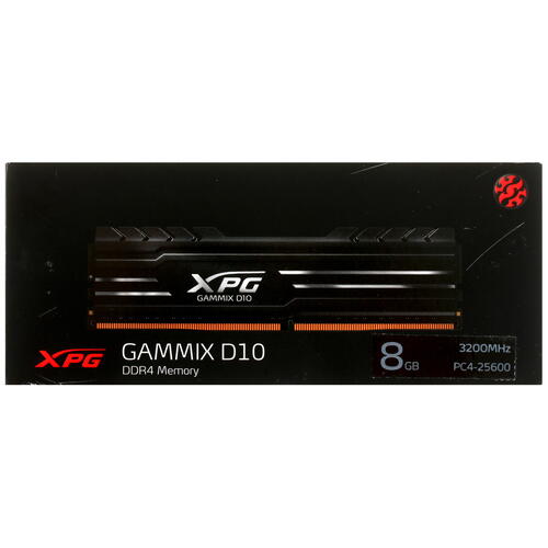 Оперативная память ADATA XPG GAMMIX D10 [AX4U32008G16A-SB10] 8 ГБ