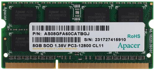 Оперативная память SODIMM Apacer [DV.08G2K.KAM] 8 ГБ