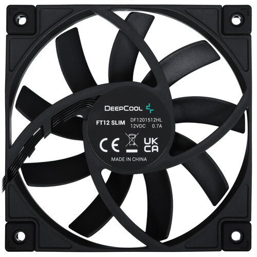 Вентилятор DEEPCOOL FT12 Slim [R-FT12SLIM-BKWPN1-G]