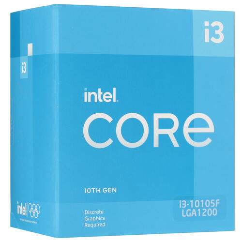 Процессор Intel Core i3-10105F BOX