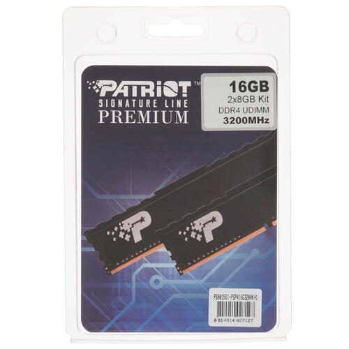 Оперативная память Patriot Signature Line Premium [PSP416G3200KH1] 16 ГБ