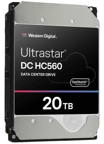 LFF (3.5") Серверный HDD WD Ultrastar DC HC560 WUH722020BL5204