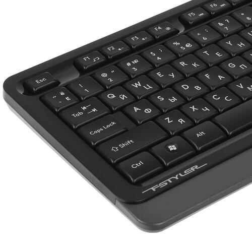 Клавиатура+мышь проводная A4Tech Fstyler F1010 черный