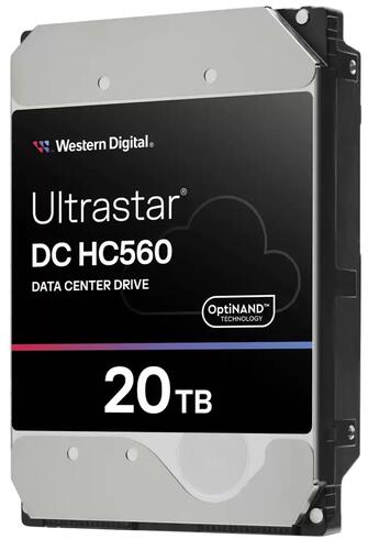 LFF (3.5") Серверный HDD WD Ultrastar DC HC560 WUH722020BL5204