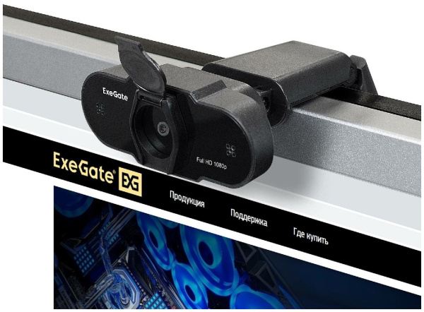 Web-камера EXEGATE BlackView C615, черный [ex287387rus]